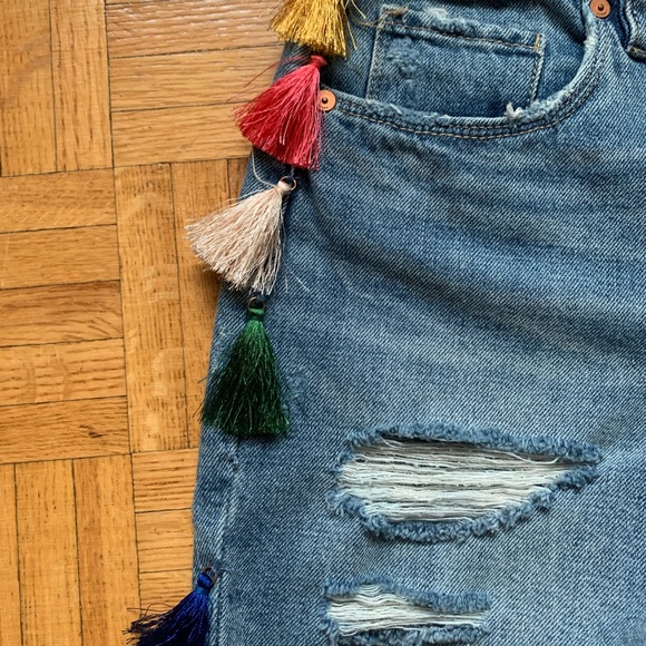 Blank NYC high rise denim shorts size 26 - Picture 5 of 7